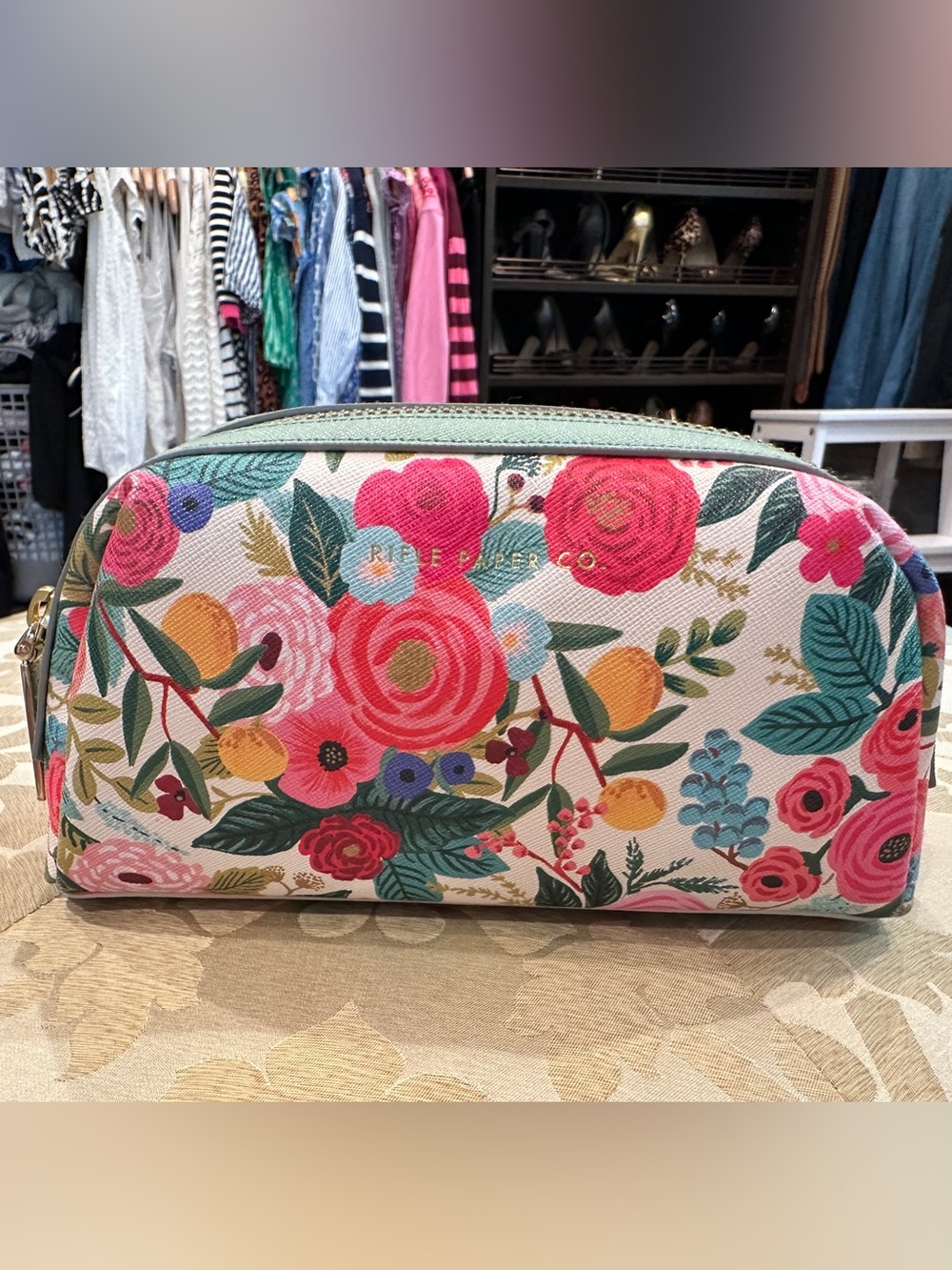 Rifle Paper Co. Garden Party Floral Small Cosmetic Pouch